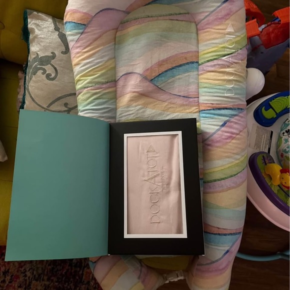 Pink and Blue Decor Accessory with Flowing Patterns - Picture 1 of 1
